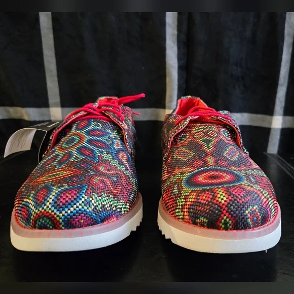 Zull multicolor Stitched Mexico lace up Sneakers Shoes - Picture 3 of 10